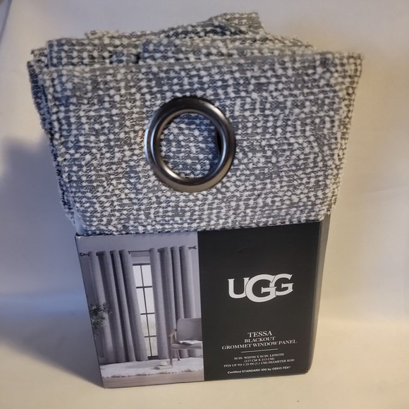 UGG Wall Decor Ugg Tessa Blackout Grommet Single Window Panel 5x84